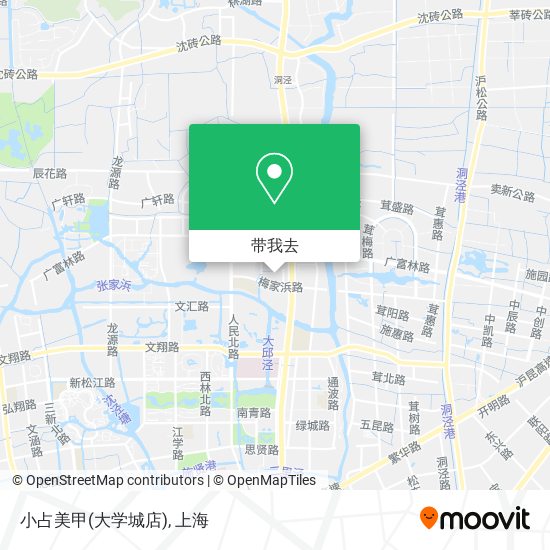 小占美甲(大学城店)地图