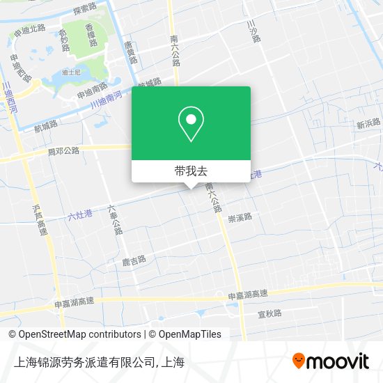 上海锦源劳务派遣有限公司地图