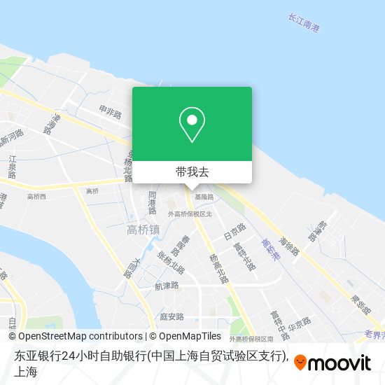 东亚银行24小时自助银行(中国上海自贸试验区支行)地图