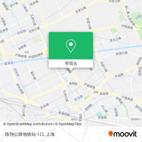 陈翔公路地铁站-1口地图