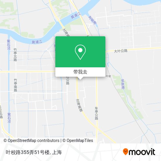 叶校路355弄51号楼地图