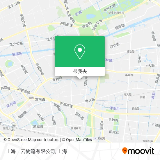 上海上云物流有限公司地图