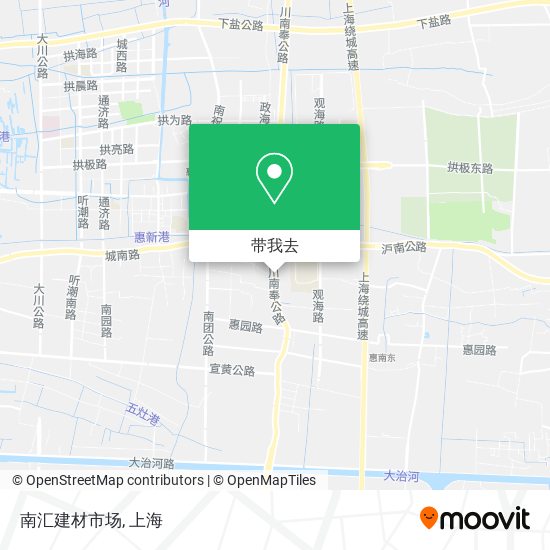 南汇建材市场地图