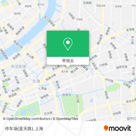 停车场(蓝天路)地图