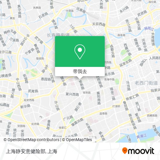 上海静安意健险部地图