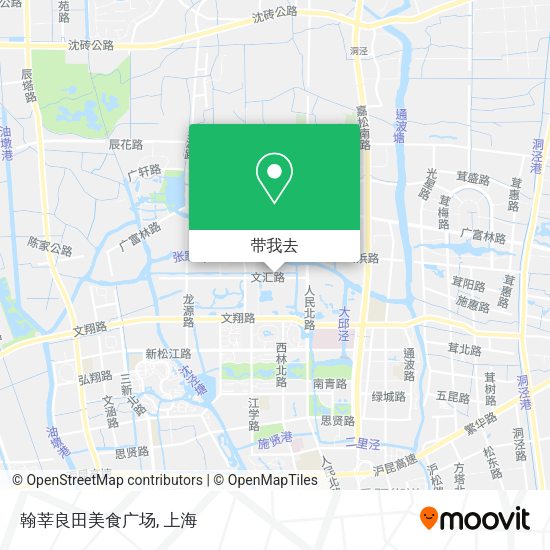 翰莘良田美食广场地图