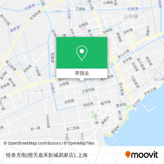 怪兽充电(橙天嘉禾影城易家店)地图