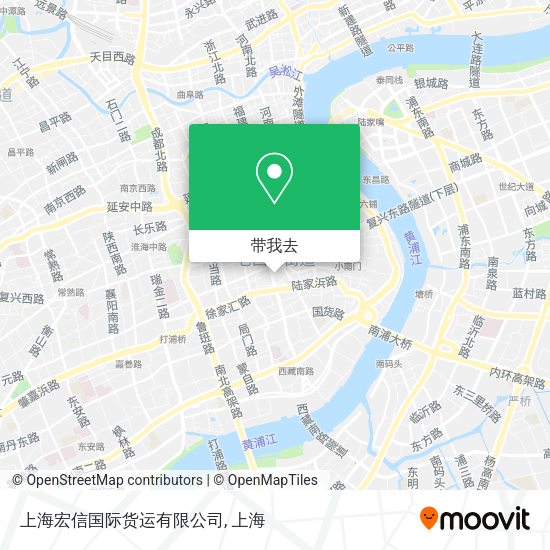上海宏信国际货运有限公司地图