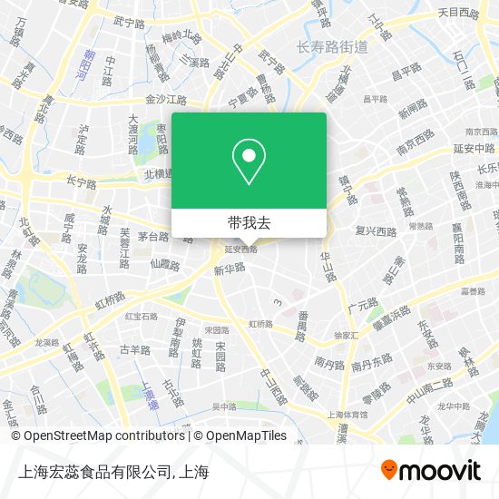 上海宏蕊食品有限公司地图
