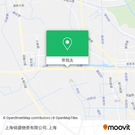 上海锦盛物资有限公司地图
