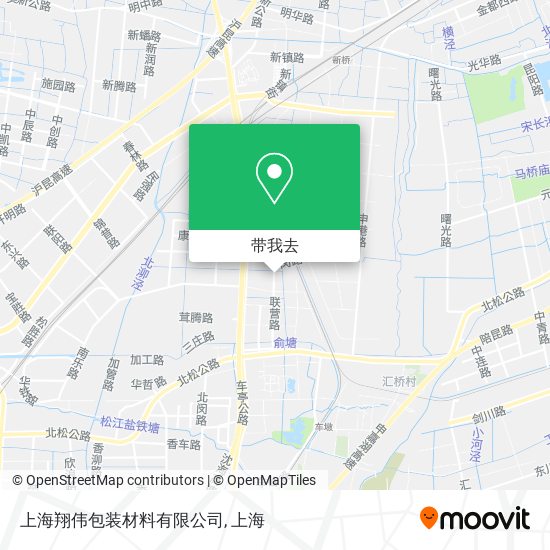 上海翔伟包装材料有限公司地图