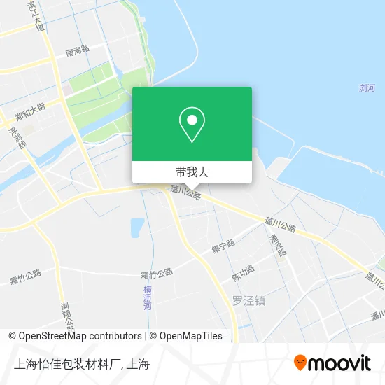 上海怡佳包装材料厂地图
