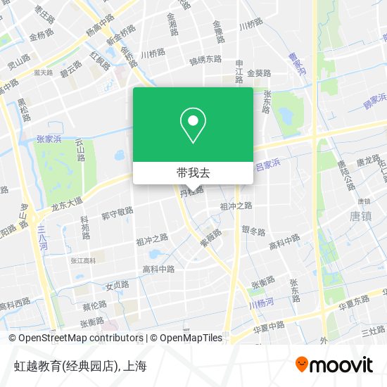 虹越教育(经典园店)地图
