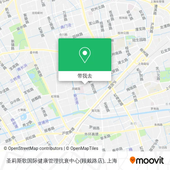 圣莉斯歌国际健康管理抗衰中心(顾戴路店)地图