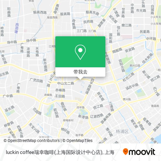 luckin coffee瑞幸咖啡(上海国际设计中心店)地图