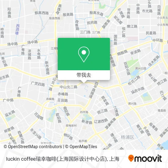 luckin coffee瑞幸咖啡(上海国际设计中心店)地图