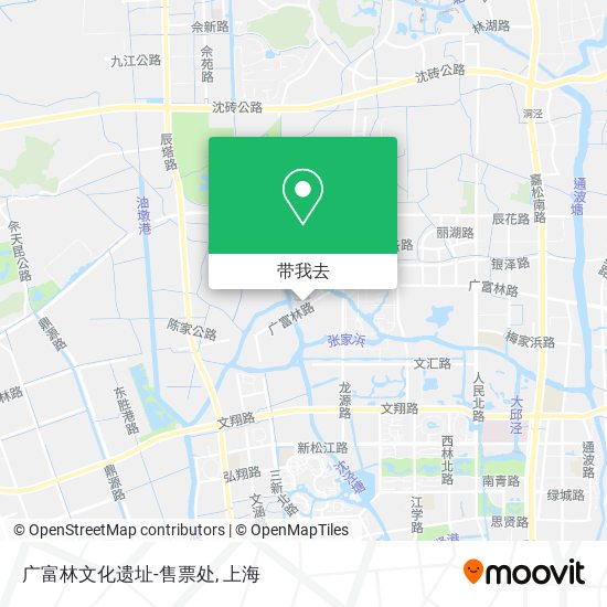 广富林文化遗址-售票处地图