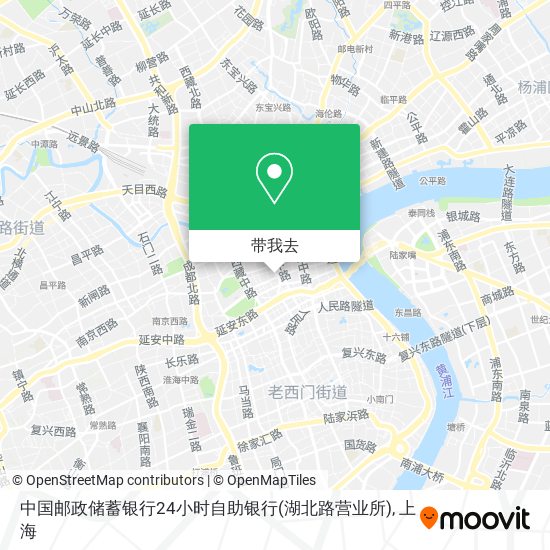 中国邮政储蓄银行24小时自助银行(湖北路营业所)地图