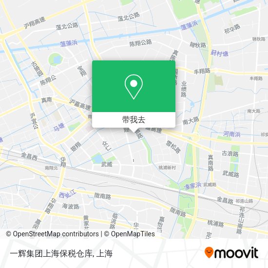 一辉集团上海保税仓库地图