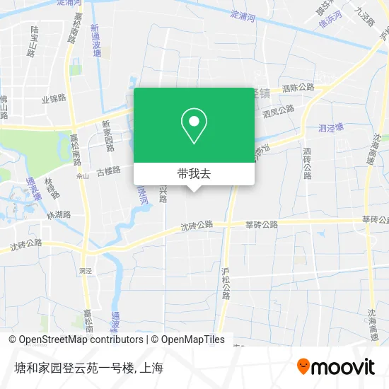 塘和家园登云苑一号楼地图