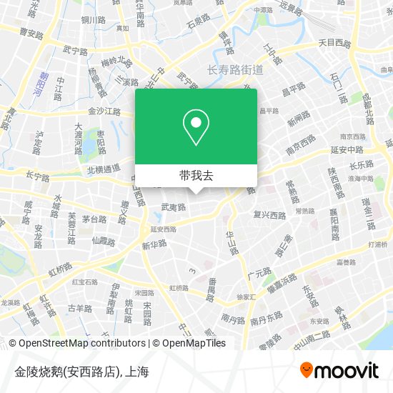 金陵烧鹅(安西路店)地图