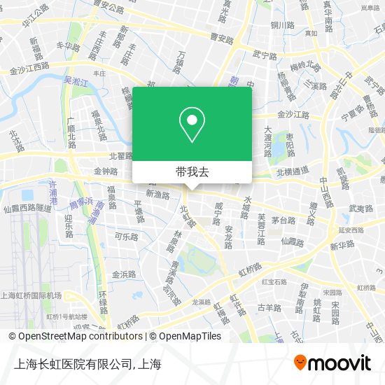 上海长虹医院有限公司地图