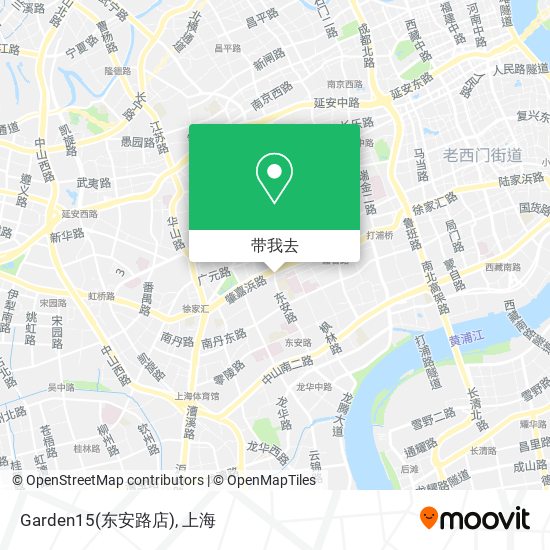 Garden15(东安路店)地图
