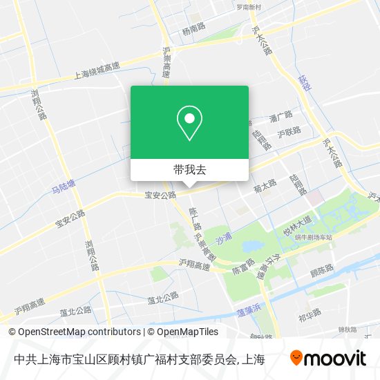 中共上海市宝山区顾村镇广福村支部委员会地图