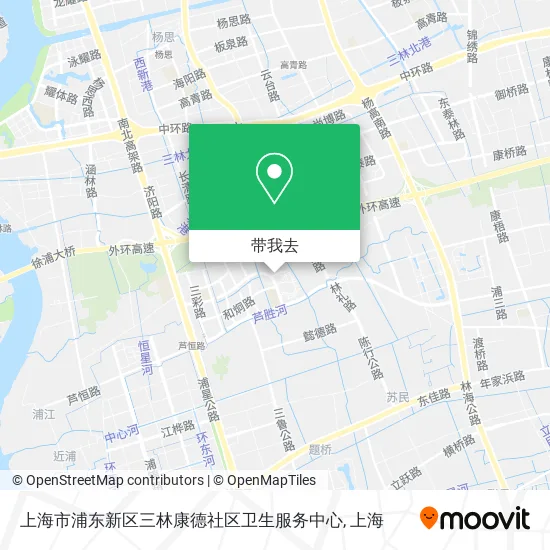 上海市浦东新区三林康德社区卫生服务中心地图