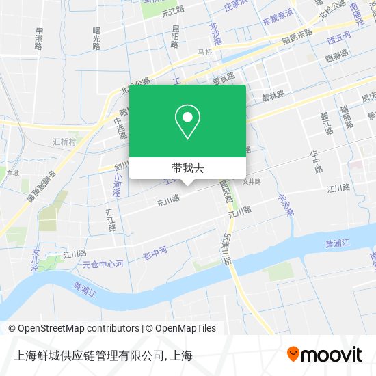上海鲜城供应链管理有限公司地图