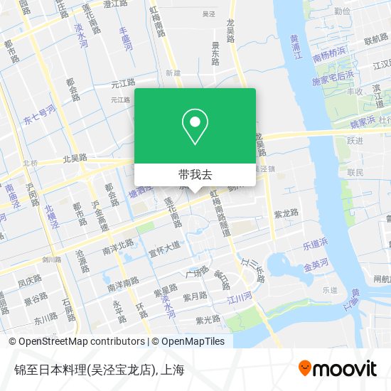 锦至日本料理(吴泾宝龙店)地图