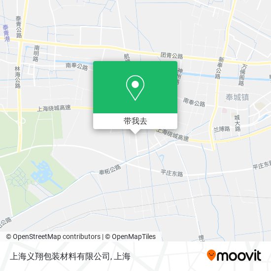 上海义翔包装材料有限公司地图