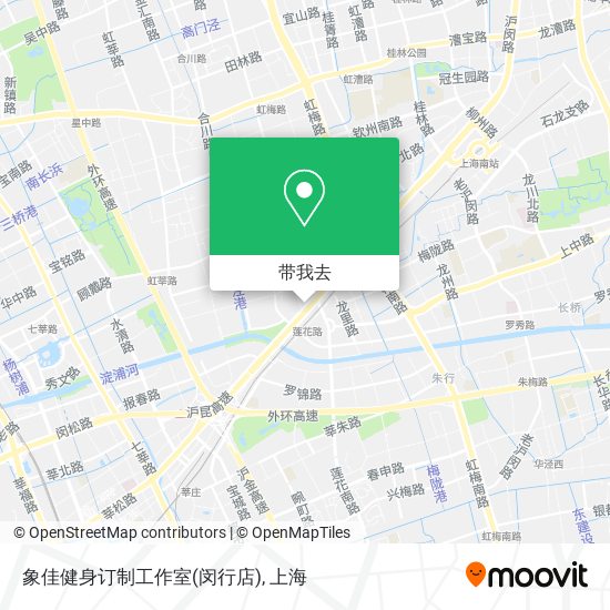 象佳健身订制工作室(闵行店)地图