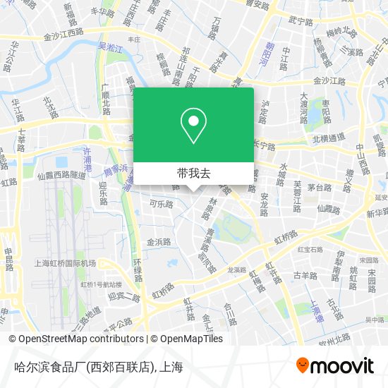 哈尔滨食品厂(西郊百联店)地图