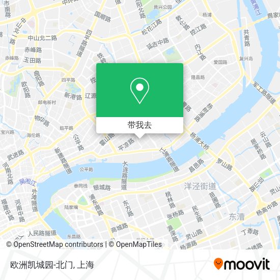 欧洲凯城园-北门地图