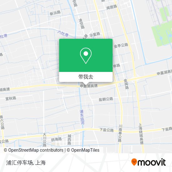浦汇停车场地图