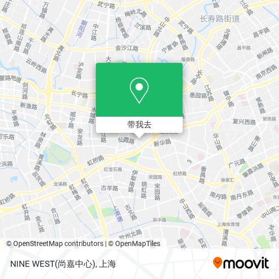 NINE WEST(尚嘉中心)地图