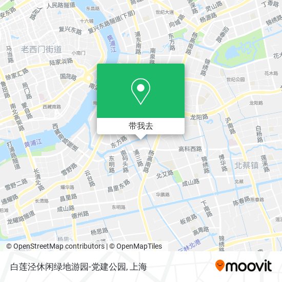 白莲泾休闲绿地游园-党建公园地图