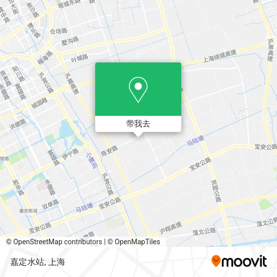 嘉定水站地图