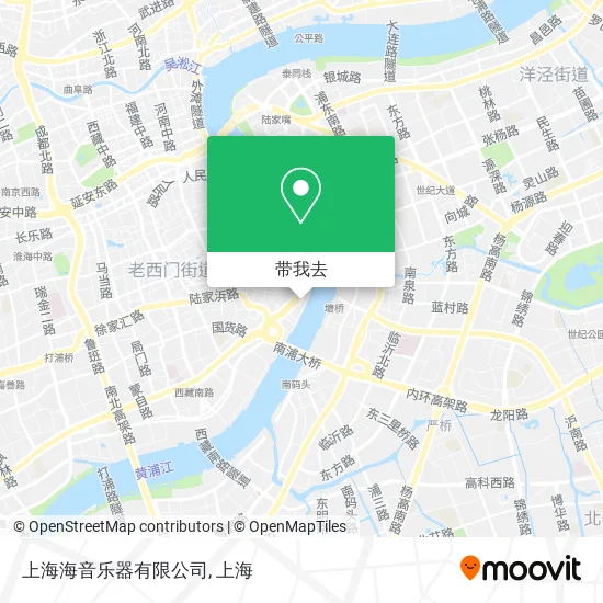 上海海音乐器有限公司地图