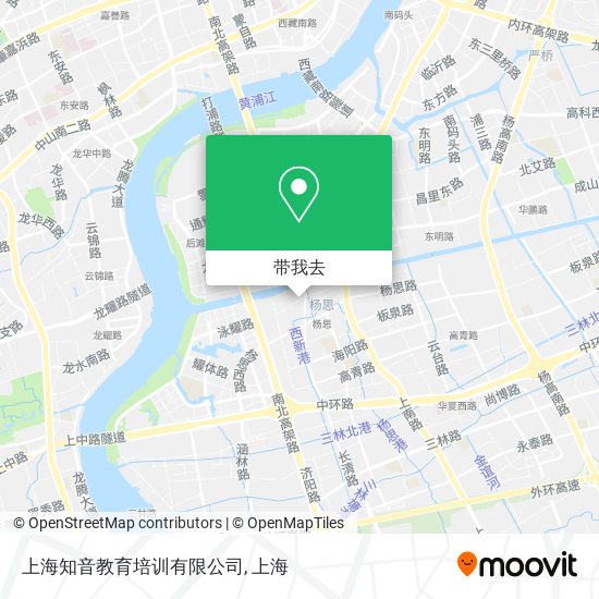 上海知音教育培训有限公司地图