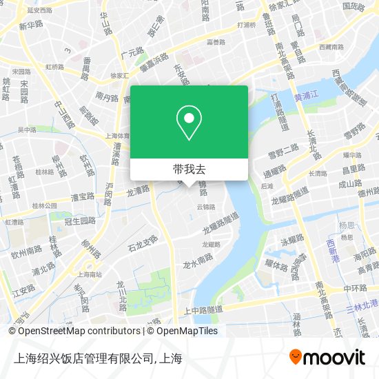 上海绍兴饭店管理有限公司地图