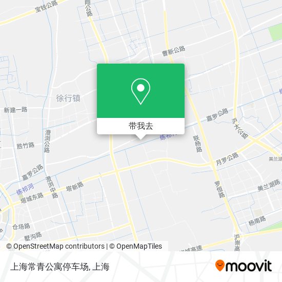 上海常青公寓停车场地图