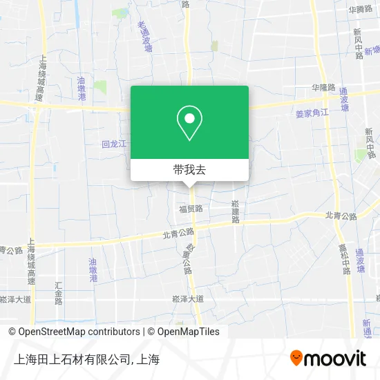 上海田上石材有限公司地图