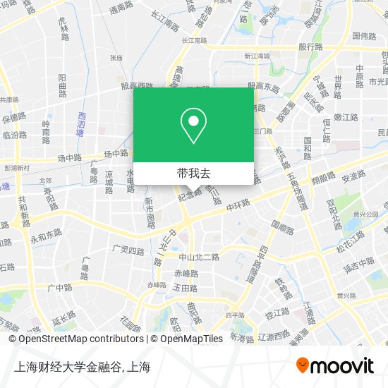 上海财经大学金融谷地图