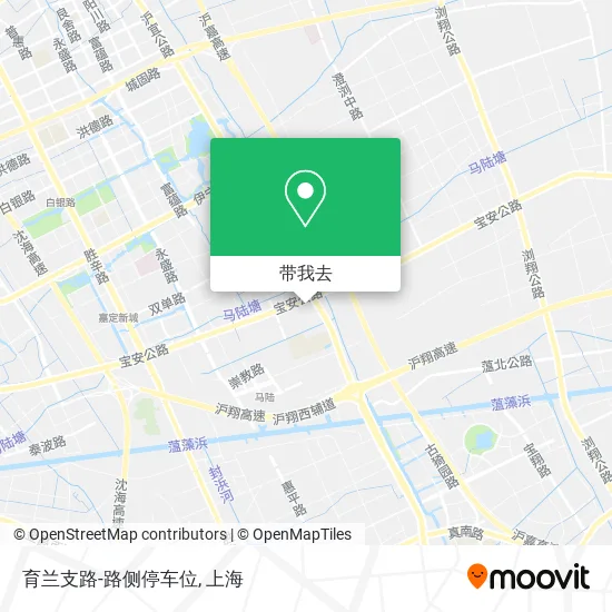 育兰支路-路侧停车位地图