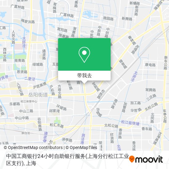 中国工商银行24小时自助银行服务(上海分行松江工业区支行)地图