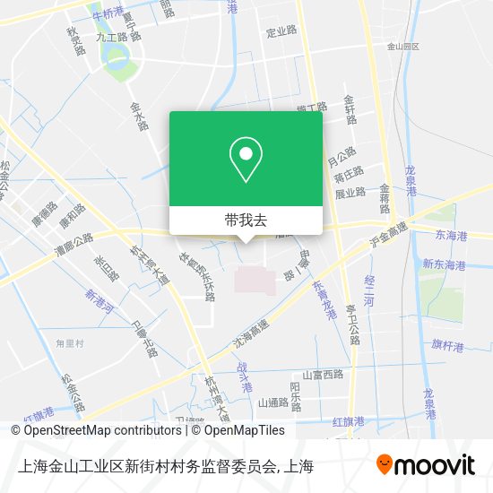 上海金山工业区新街村村务监督委员会地图
