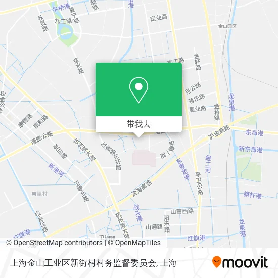 上海金山工业区新街村村务监督委员会地图