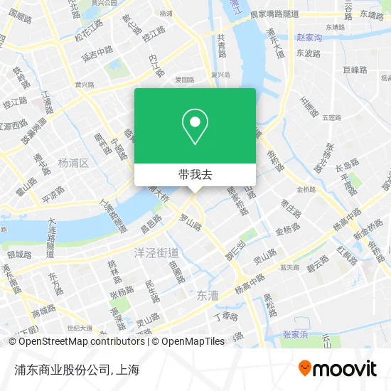 浦东商业股份公司地图
